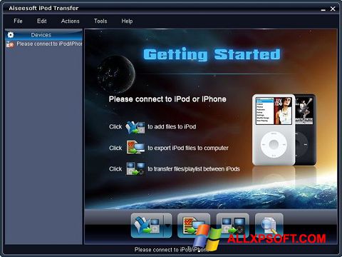 Screenshot iPhone PC Suite para Windows XP