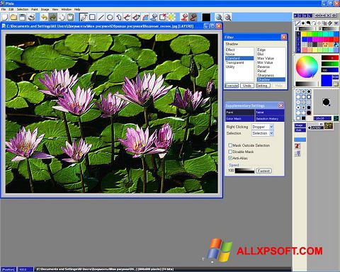 Screenshot Pixia para Windows XP