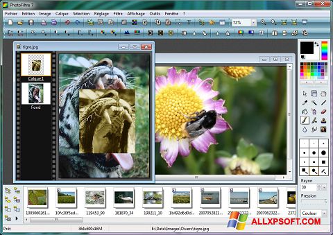 Screenshot PhotoFiltre para Windows XP