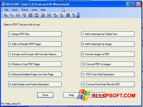 Screenshot Pdf995 para Windows XP