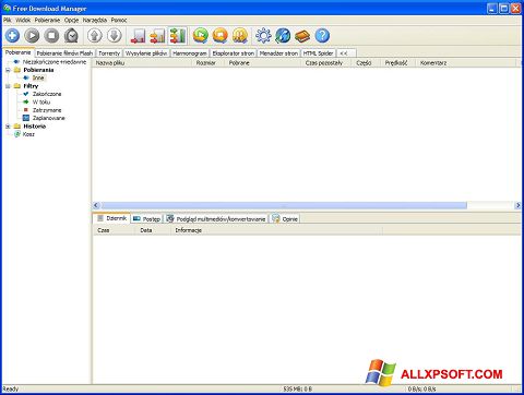 Screenshot Free Download Manager para Windows XP