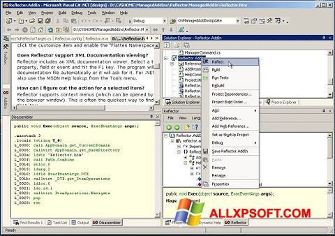Screenshot Reflector para Windows XP