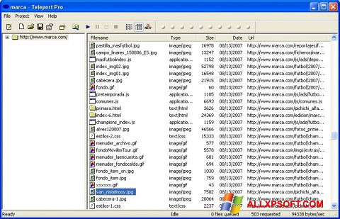 Screenshot Teleport Pro para Windows XP