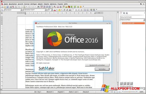 Screenshot SoftMaker Office para Windows XP