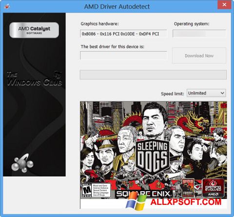 Screenshot AMD Driver Autodetect para Windows XP