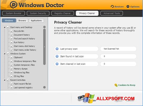 Screenshot Windows Doctor para Windows XP
