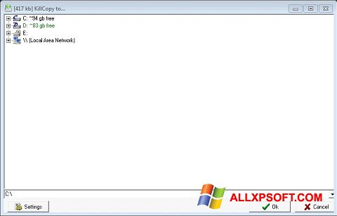 Screenshot KillCopy para Windows XP