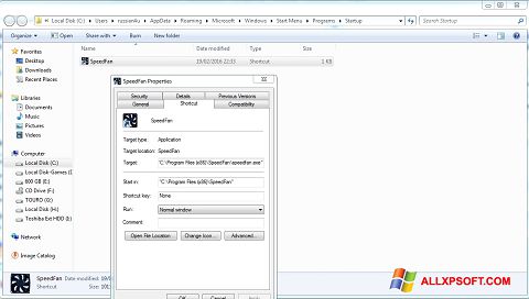Screenshot SpeedFan para Windows XP