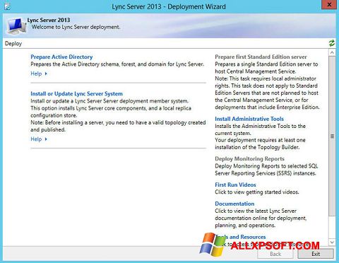 Screenshot Lync para Windows XP