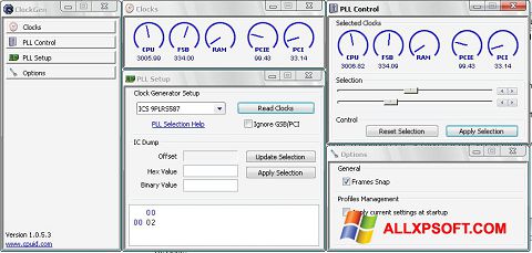 Screenshot ClockGen para Windows XP