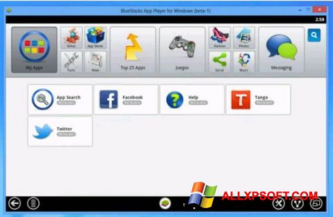 Screenshot Tango para Windows XP