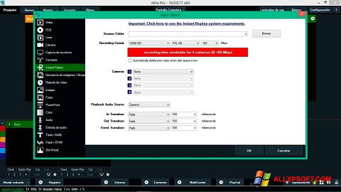 Screenshot vMix para Windows XP