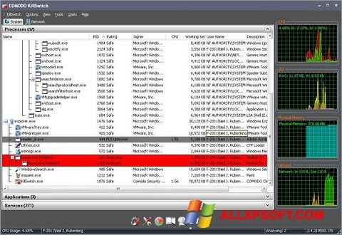Screenshot Comodo Cleaning Essentials para Windows XP