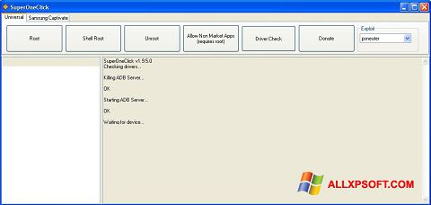 Screenshot SuperOneClick para Windows XP