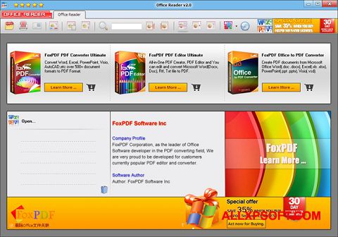 Screenshot Doc Reader para Windows XP