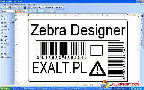 Screenshot Zebra Designer para Windows XP
