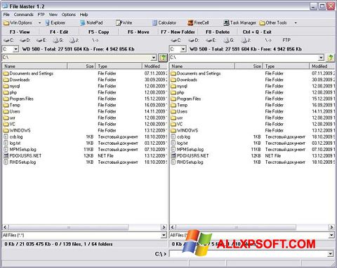 Screenshot File Master para Windows XP