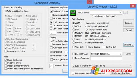 Screenshot UltraVNC para Windows XP