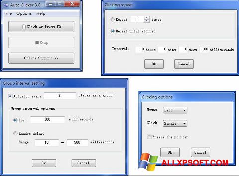 Screenshot GS Auto Clicker para Windows XP