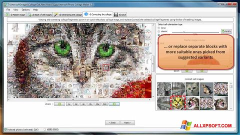 Screenshot Photo Collage Maker para Windows XP