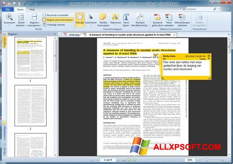 Screenshot Nitro PDF Reader para Windows XP