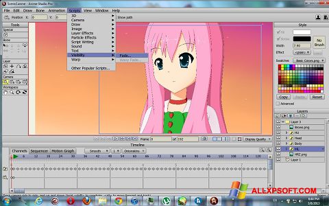 Screenshot Anime Studio para Windows XP