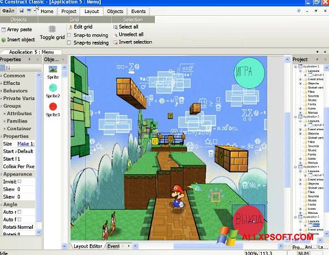 Screenshot Construct Classic para Windows XP