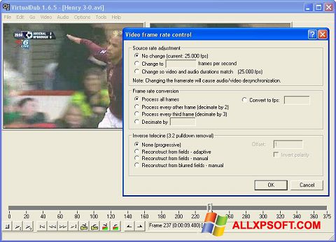 Screenshot VirtualDubMod para Windows XP