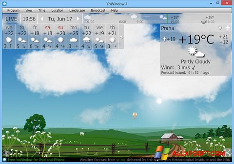 Screenshot YoWindow para Windows XP