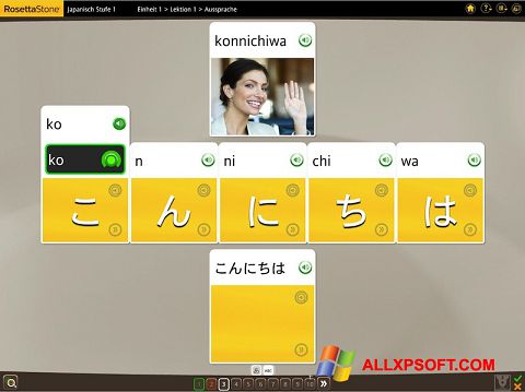 Screenshot Rosetta Stone para Windows XP
