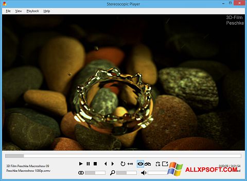 Screenshot Stereoscopic Player para Windows XP