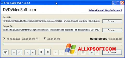 Screenshot Free Audio Dub para Windows XP