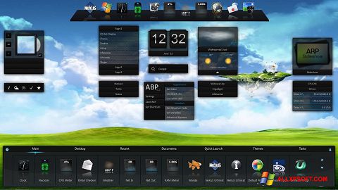 Screenshot Winstep Nexus para Windows XP