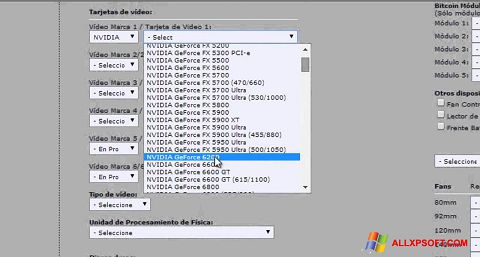 Screenshot Power Supply Calculator para Windows XP
