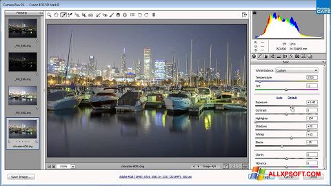 Screenshot Adobe Camera Raw para Windows XP