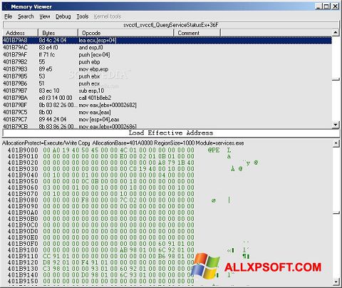 Screenshot Cheat Engine para Windows XP