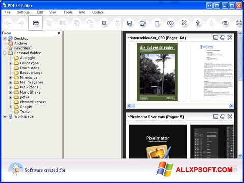 Screenshot PDF24 Creator para Windows XP