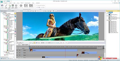 Screenshot Free Video Editor para Windows XP