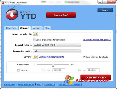 Screenshot YTD Video Downloader para Windows XP