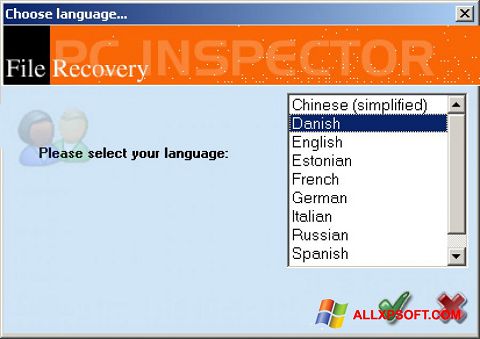 Screenshot PC Inspector File Recovery para Windows XP