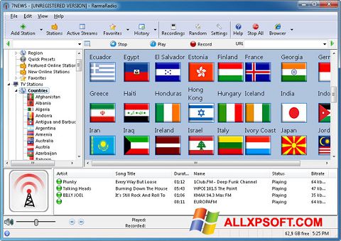 Screenshot RarmaRadio para Windows XP
