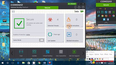 Screenshot Comodo Internet Security Premium para Windows XP