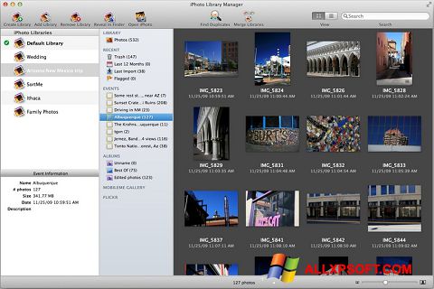 Screenshot iPhoto para Windows XP