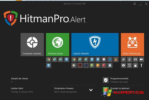 Screenshot HitmanPro para Windows XP