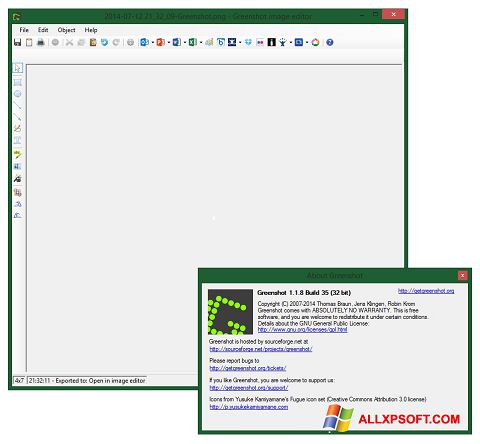 Screenshot Greenshot para Windows XP