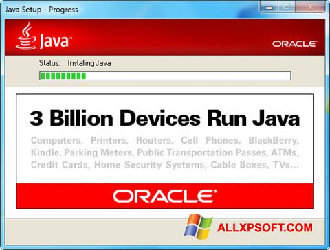 Screenshot Java Runtime Environment para Windows XP
