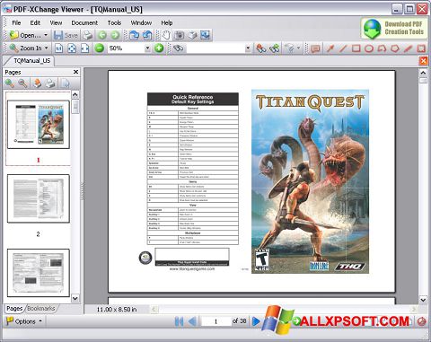 Screenshot PDF-XChange Viewer para Windows XP