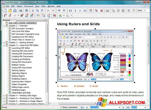 Screenshot Foxit PDF Editor para Windows XP