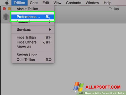Screenshot Trillian para Windows XP