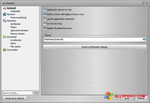 Screenshot VSO Downloader para Windows XP